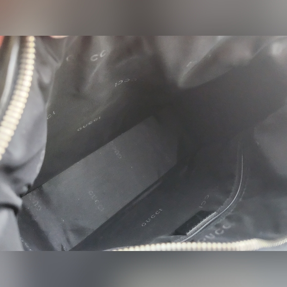 Gucci Black Suede, Leather Shoulder Bag - Picture 10 of 16